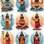 Indian Mythology - Sticker Sheet v9